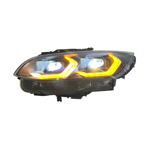 Автомобильные светодиодные фары в сборе для BMW E92 E93 330 335 M3 2006-2009, авто противотуманные фары DRL, стоп-сигналы поворота Plug and Play