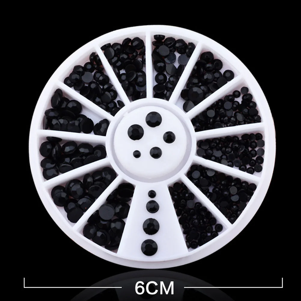 3 шт. 2 мм декоративная дрель для ногтей изысканная маникюрная с плоским дном и