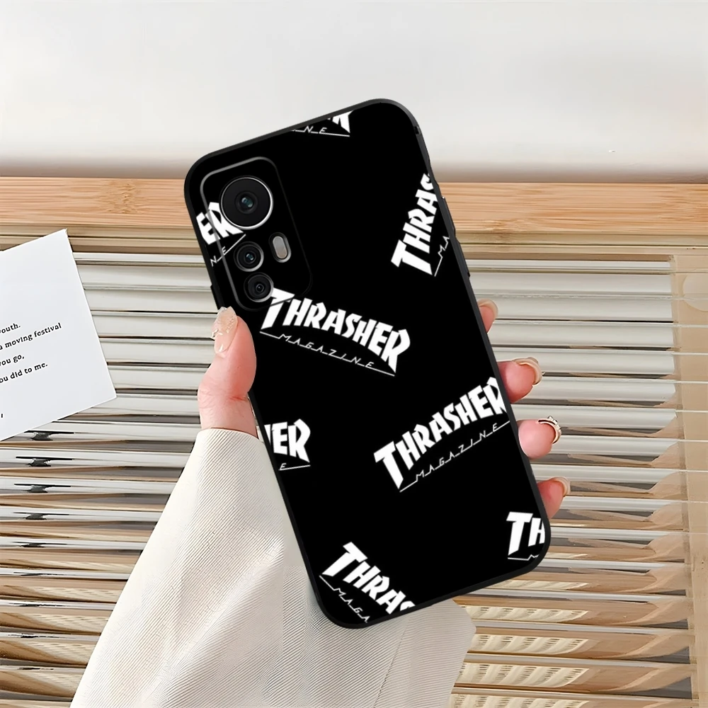 Чехол для телефона Thrashers Funda Xiaomi 14 11T 13 12 Lite Ultra Redmi Note 10 Pro POCO F4 F5 X5 Coque