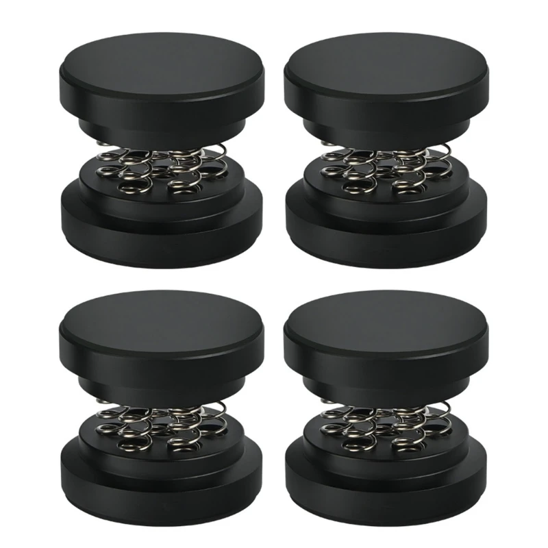 

4pcs High-end HiFi Speaker Isolation Feet Spring Speaker Spikes Speaker Isolation Pad for Speaker Players Preamplifiers