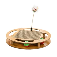 multifunctional cat scratchers for indoor cats round cat scratcher cardboard cat ball toy round automatic cat toy scratcher