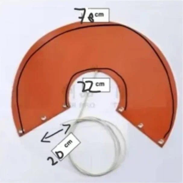 

Электрическая силиконовая грелка JoyTondazs оранжевая