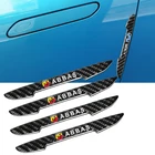 Черная защита для автомобильных дверей, боковые накладки, декоративная форма для Abarth Puto 595 500 124 125 Stilo Ducato Carbono, безопасная защита