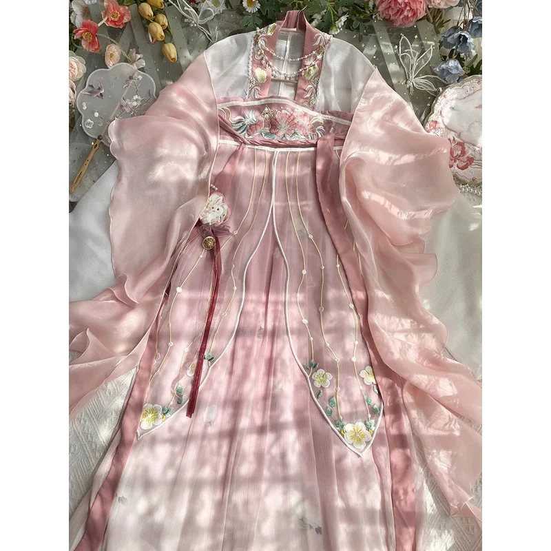 Женское платье Hanfu в старинном стиле женское летнее танцевальное наряд для