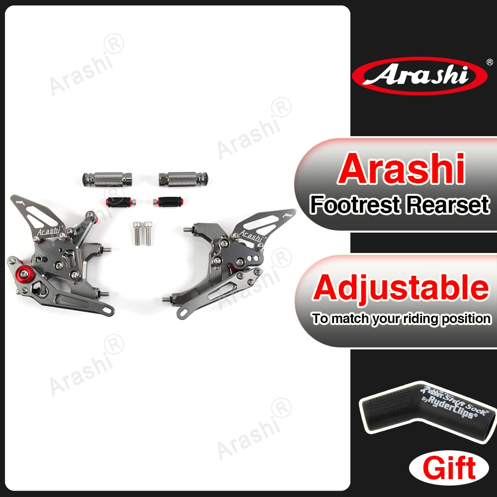 

Регулируемые задние комплекты для мотоцикла с ЧПУ, 1 комплект, подставки для ног, аксессуары для Ducati 959 Panigale 2016-2019 2017 2018, новинка, черный, золот...