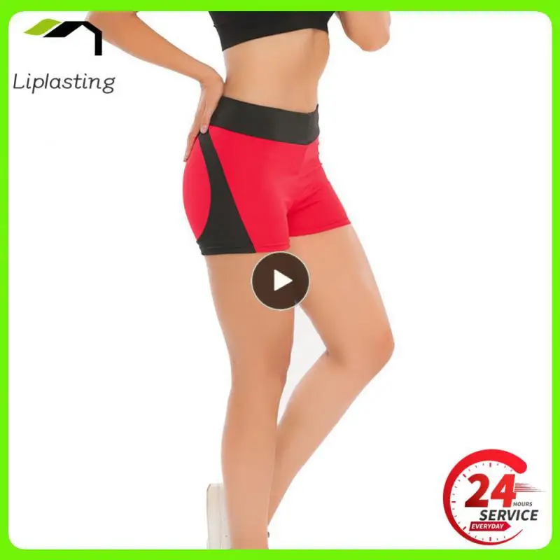 

Yoga Shorts With Patterns Women's Bottoming Love Stitching Slim Yoga Sweatpants Three-point Shorts Yoga Gym