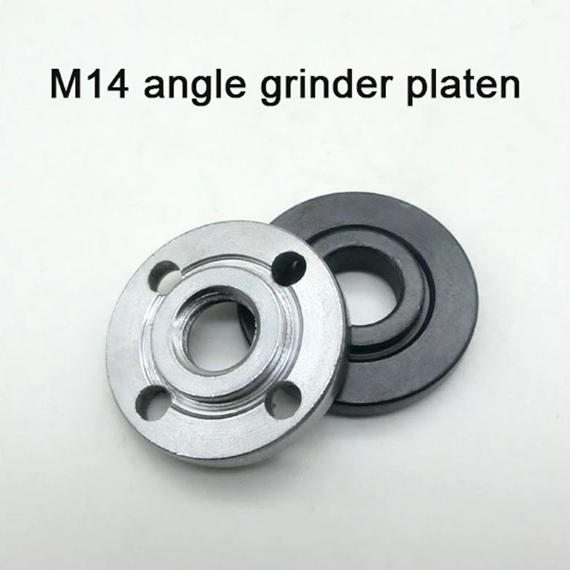 

1set M14 Thread Angle Grinder Inner Outer Flange Nut Set for 14mm Spindle Thread Power Tool Grinders Tools