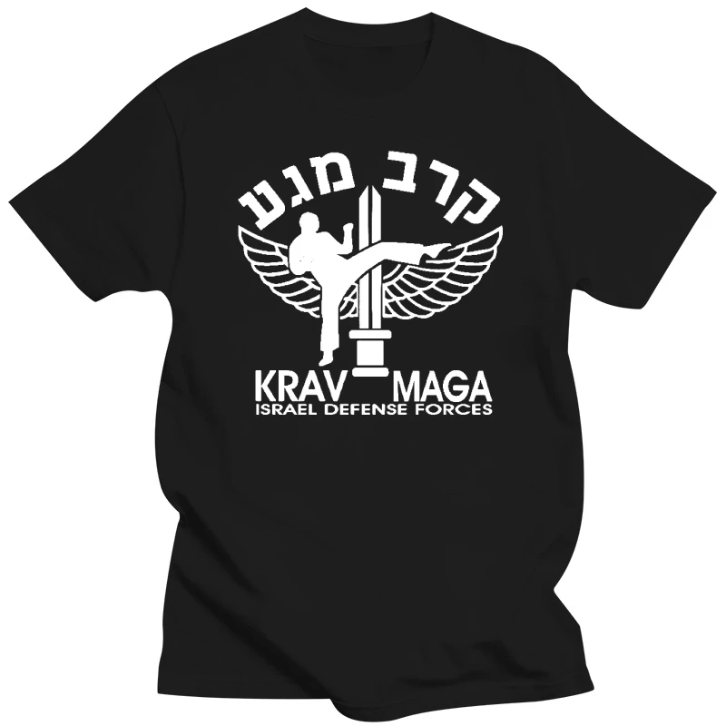 

2018 Cotton Short-Sleeve T-Shirt Retro 0% Cotton Print Shirt Tee Krav Maga Cool T-Shirts Designs Selling Men