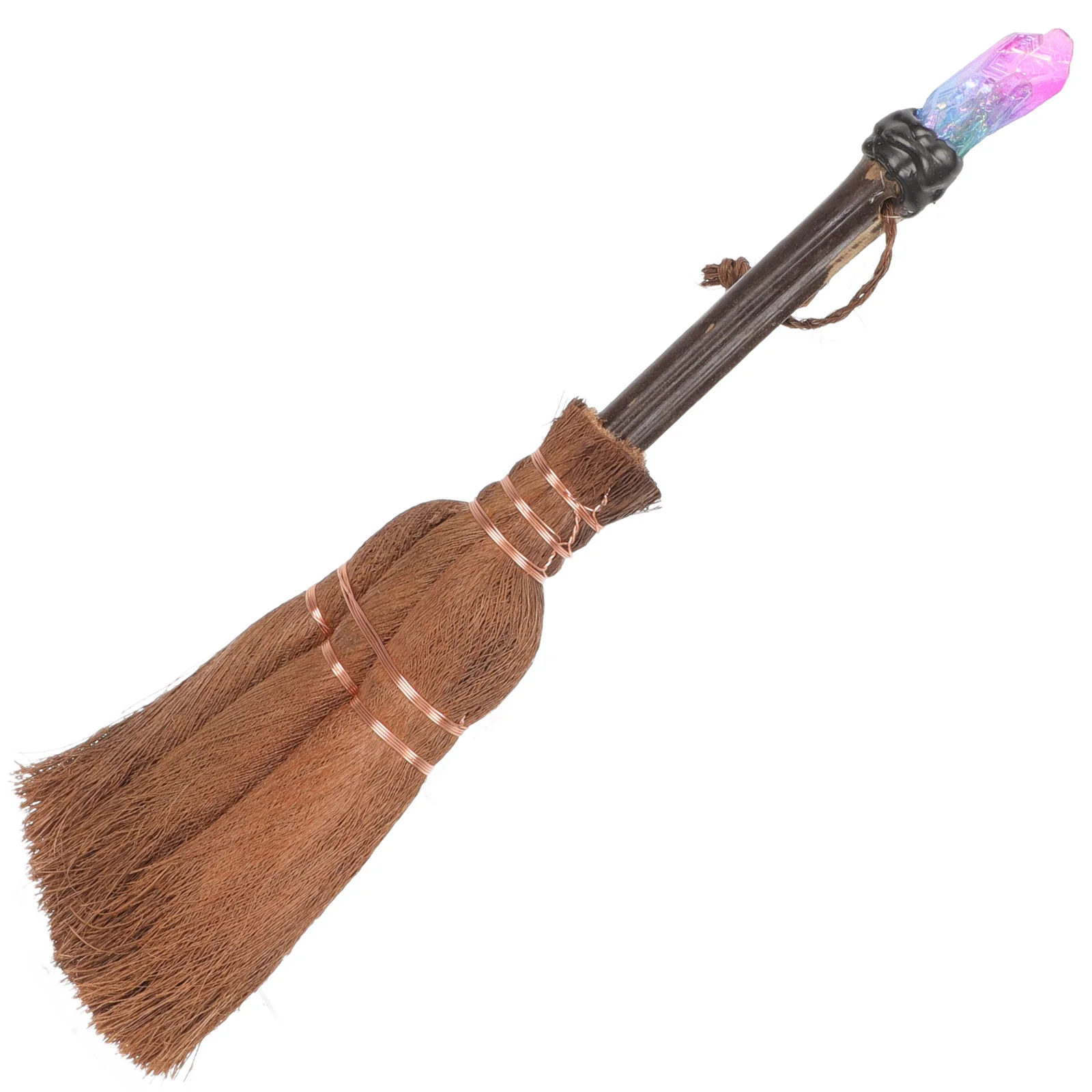 

Witch Decor Children's Mini Broom Halloween Decoration Pendant Decorative Miniature Small Hanging