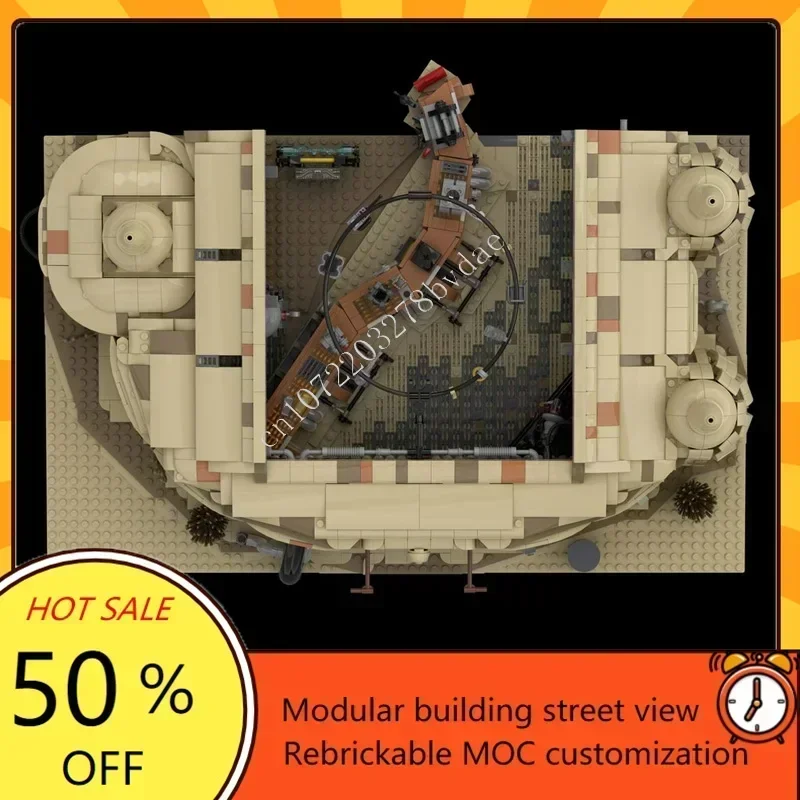 Фото Конструктор 5847 деталей: Модель космического корабля Watto's Shop для космических войн, сборная модель, развивающая головоломка, архитектурный подарок №4
