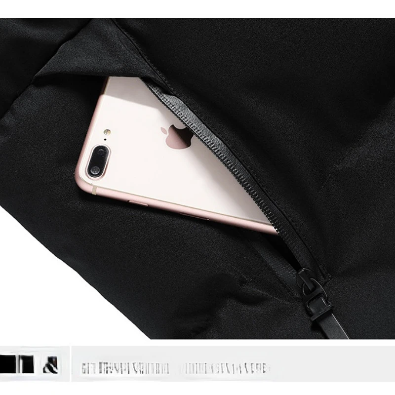 New Winter Men's Coat Hooded Cotton-padded Jacket Warm Cold Coat Parkas Oversized Loose Long Sleeve Korean Fashion Brand