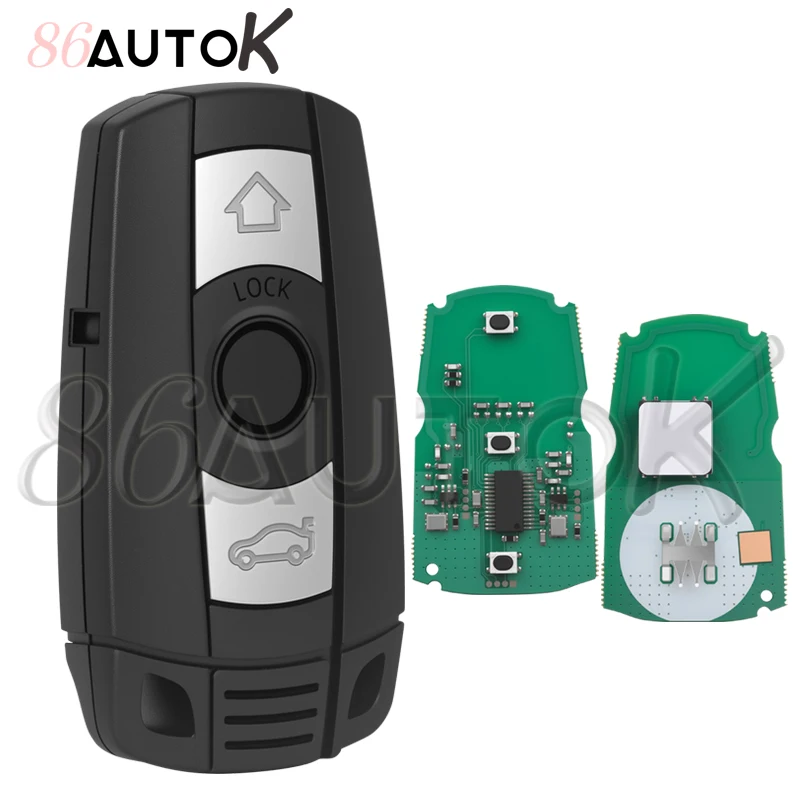 

Автомобильный дистанционный ключ для BMW CAS 3, система 3/5 серии Z4 X6 X5 E60 E61 E70 E71 E72 E87 E89 E90 E92 ID46 315LP/315/433/868 МГц Keyless Go