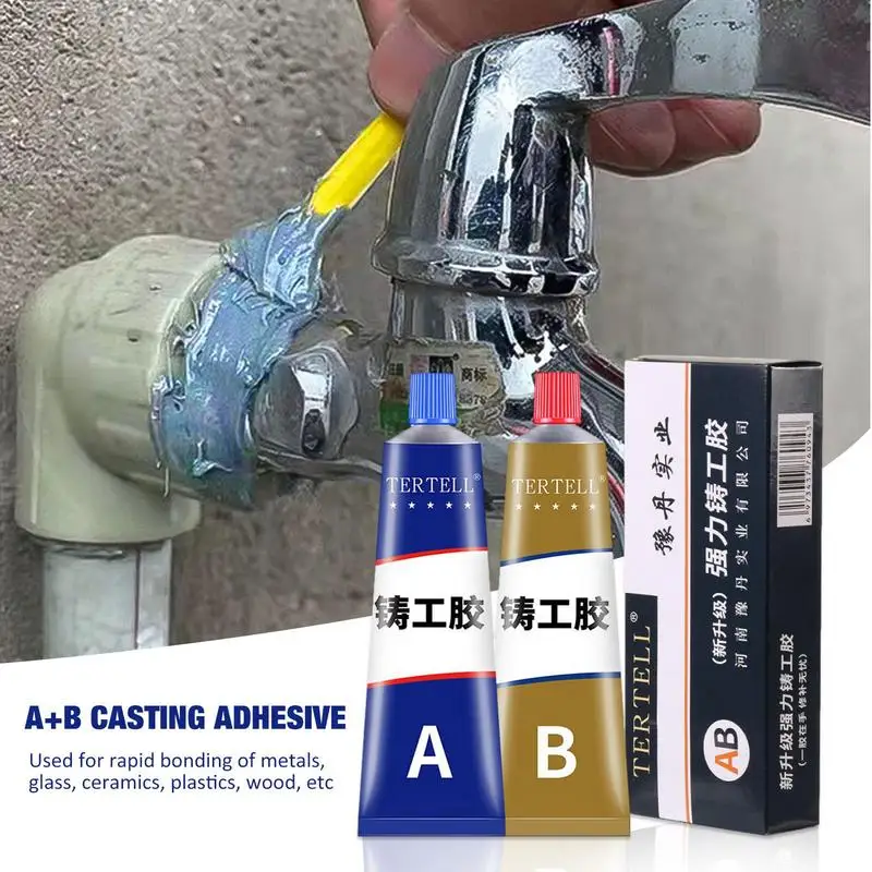 

Metal Bonding Adhesive 2.7oz Liquid Solder Glue Antifreeze Waterproof Glue For Heat Resistant Secondary Use Oil Resistant