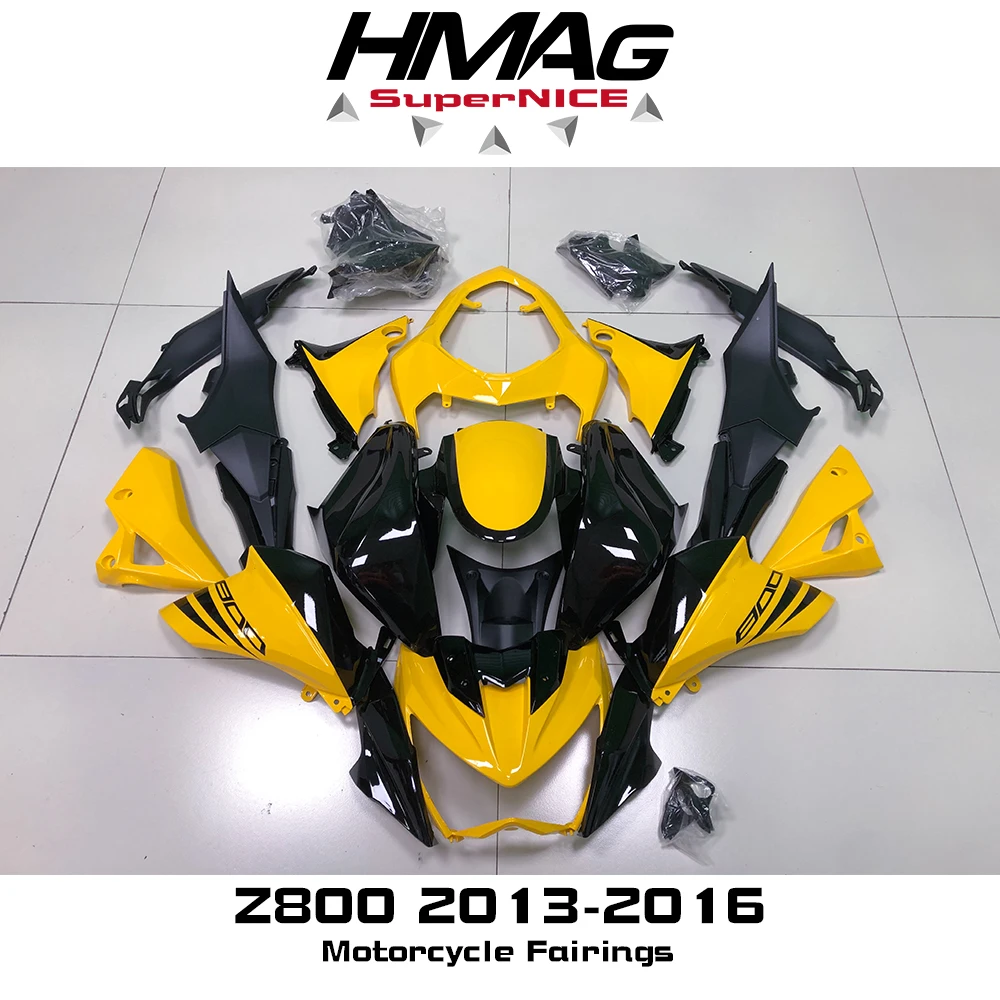 

High Quality ABS Injection Plastics Fairings Kit for Z800 13-16 2013 2014 2015 2016 Yellow black