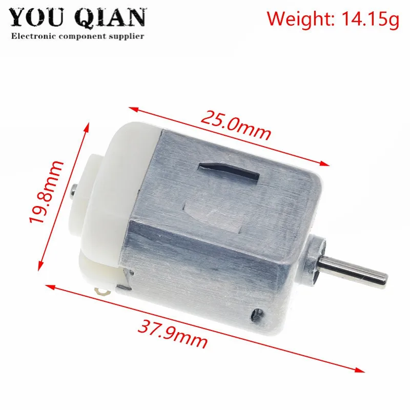 5 шт., 3 в 12000 А, об/мин, 65 ГСМ, мини микро двигатель постоянного тока для игрушек «сделай сам», аксессуары для Arduino