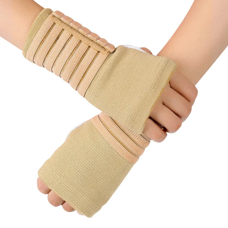 

1/2Pcs Unisex Fitness Gym Wrist Guard Arthritis Brace Sleeve Support Glove Breathable Elastic Palm Hand Wrist Supports Protector