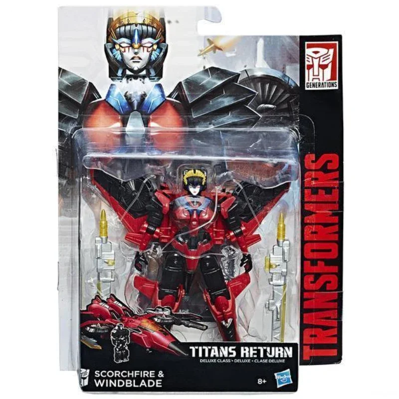 В наличии Takara Tomy Трансформеры G Series Titan Return D-Class Wind Blade Robot Аниме Экшн-модель Игрушки