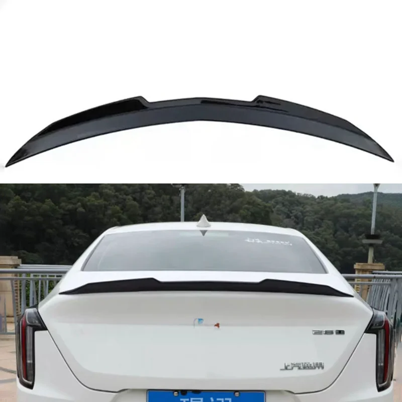 Спойлер для Cadillac CT4 2019-2023 материал ABS спойлер на крышку багажника автомобиля
