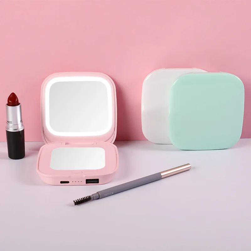 

THE MIRROR, smart mirrow, SKIN CARE TOOL, magic mirror, pocket mirror, mobile power bank with charging cable
