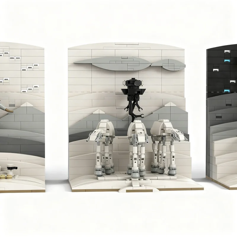 Фото 2754 детали MOC Star Battle Ultimate Collector Series Micro EPISODE V The Empire Strikes Back Модель из строительных блоков Подарки на Рождество №4