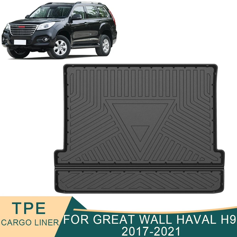 

For Great Wall Haval H9 2017-2021 7-Seats Auto Car Cargo Liner All-Weather TPE Non-slip Trunk Mats Boot Tray Carpet Accessories