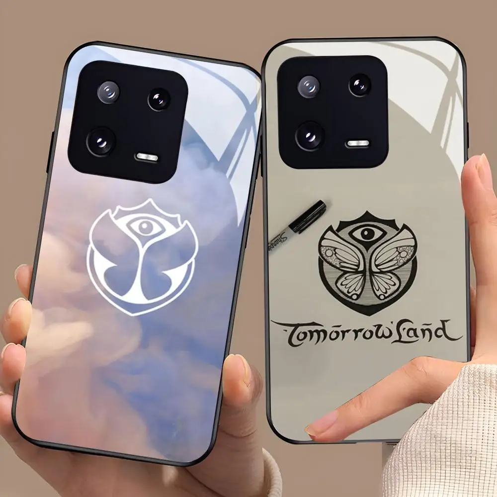 Фото Чехол для телефона T-tomorrowland для Xiaomi 17 15 14 13 12 Mi 11 X T Ultra Pro Lite 5G, черный стеклянный чехол №1