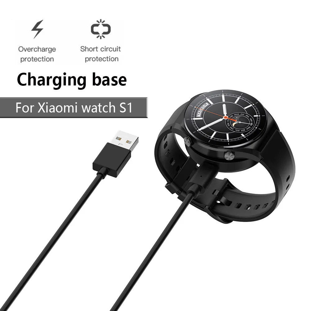 

1 м/39,4 дюйма, подходит для умных часов Xiaomi Watch S1, аксессуары для умных часов, зарядный кабель, подставка для зарядного устройства, интеллектуа...
