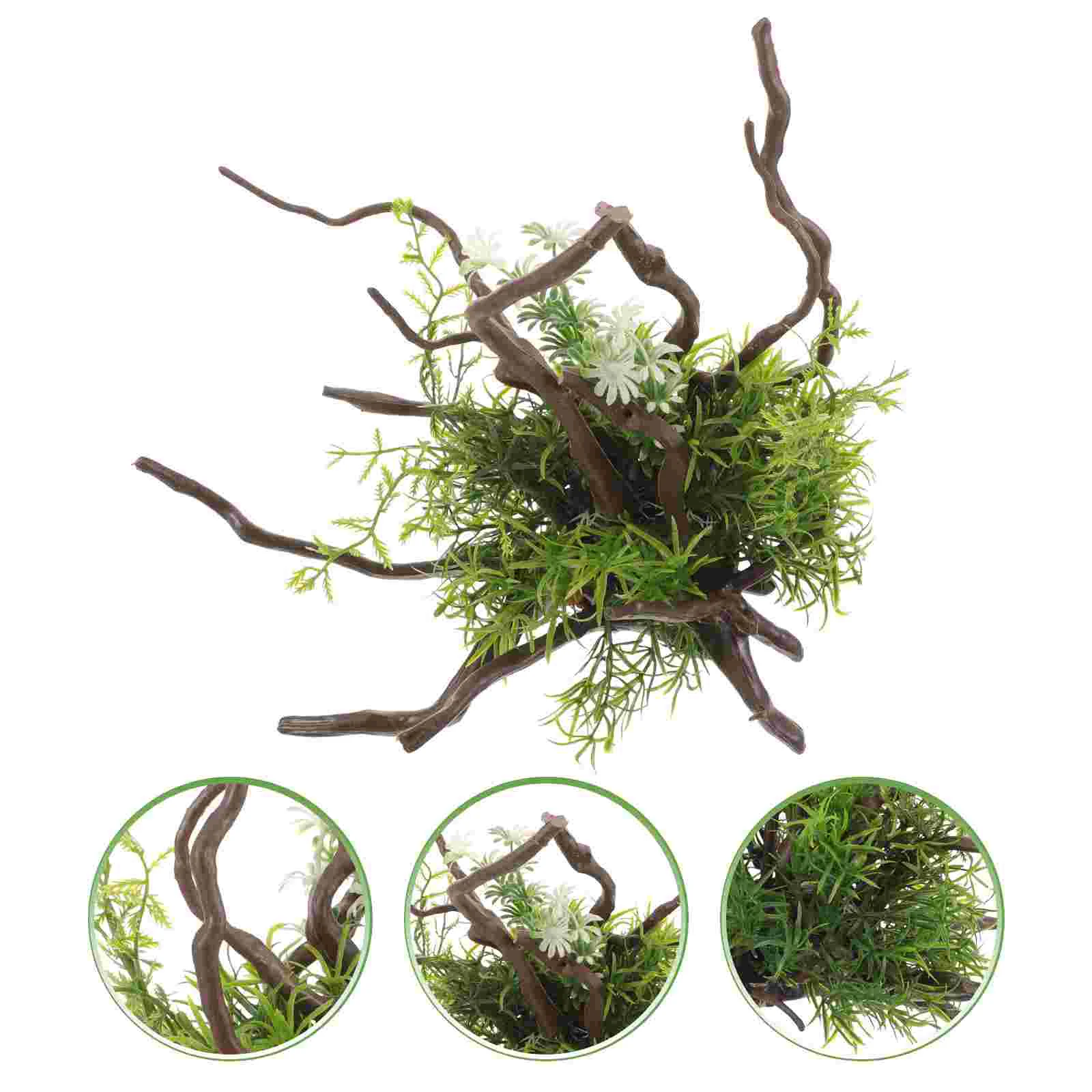 

Aquarium Fish Tank Decoration Artificial Tree Twig Aquarium Landscape Ornament