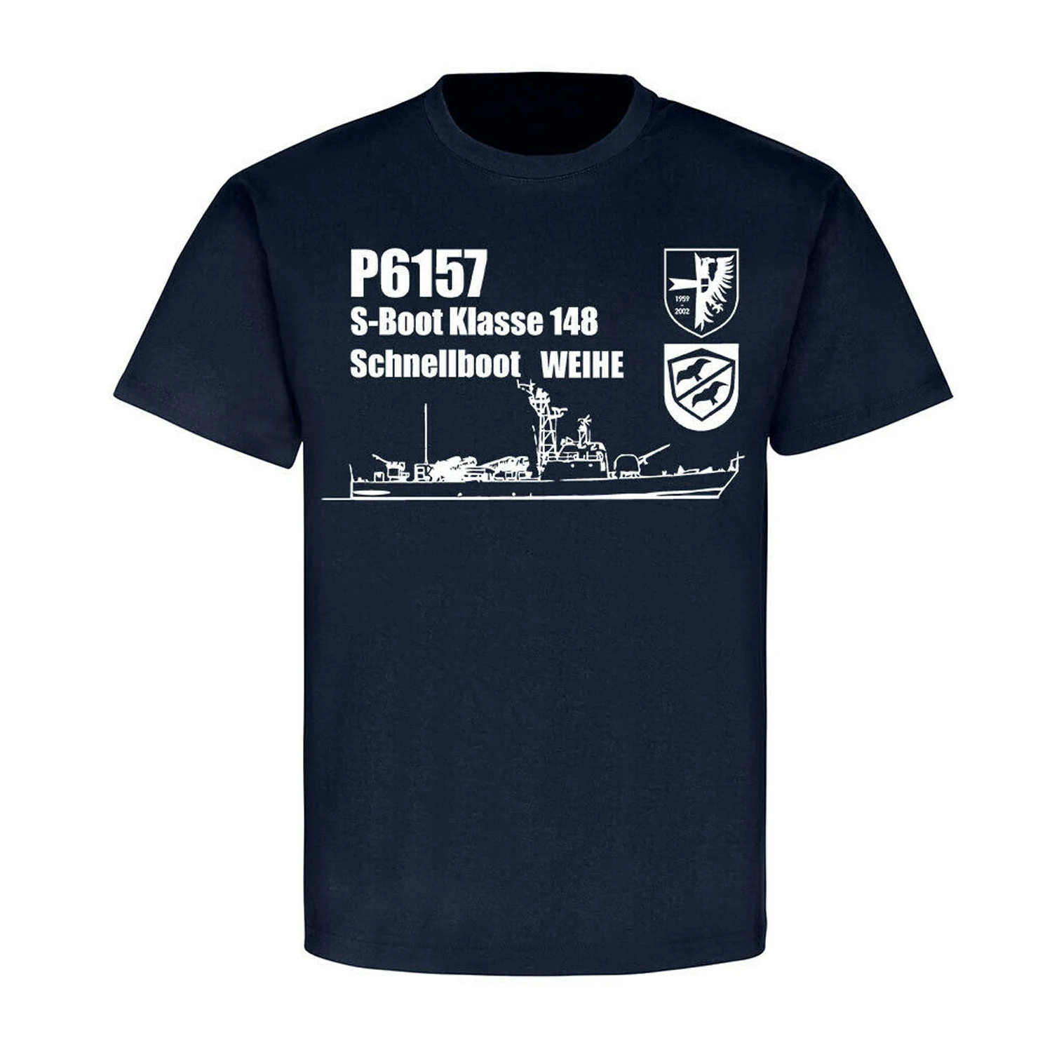 

P6157 Consecration S57 Sboot Class 148 5 Speedboat Squadron Olpenitz T-Shirt. Summer Cotton Short Sleeve O-Neck Men T Shirt New