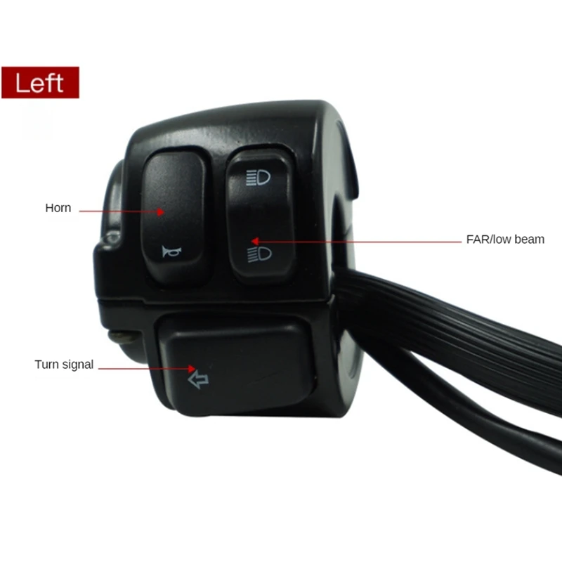 Для XL883 Sportster Dyna V-ROD Softail мотоциклетный переключатель указателя поворота на руле