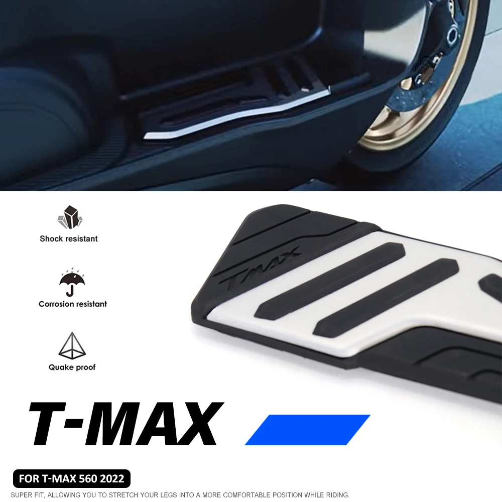 Enlarge 2022 New For YAMAHA T-max 560 TMAX560 T-MAX TMAX 560 Motorcycle Side Footrest Step Footpad Motorcycle Accessories Foot Pedal