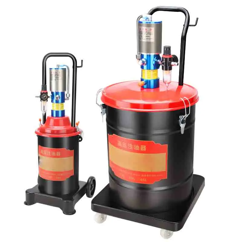 Grease Machine Pneumatic High-pressure Oil Injector Grease  Lubricating Oil Pump Automatic Oil Filling Barrel Grease Extractor