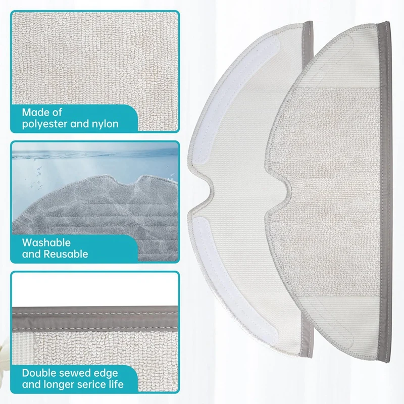 Набор запасных частей из 17 шт. для Roborock S5 Max S6 Maxv Pure E20 E25 E35 робот подметания и мытья