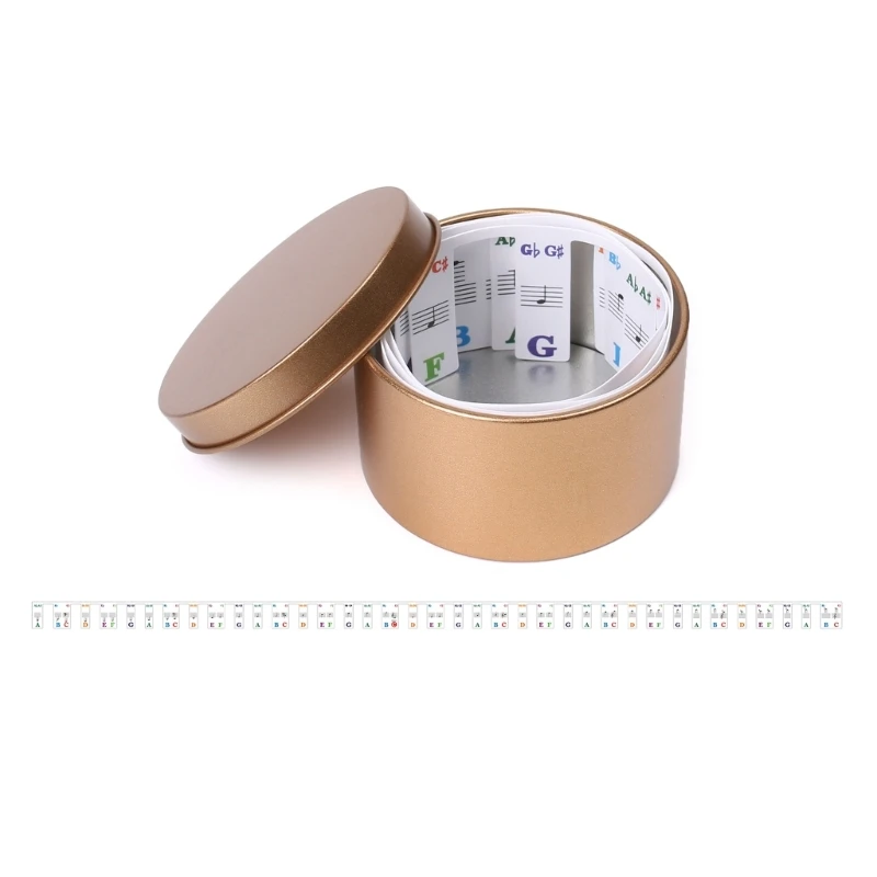 

Съемные музыкальные наклейки для клавиатуры, 61 клавиша, 88 клавиш