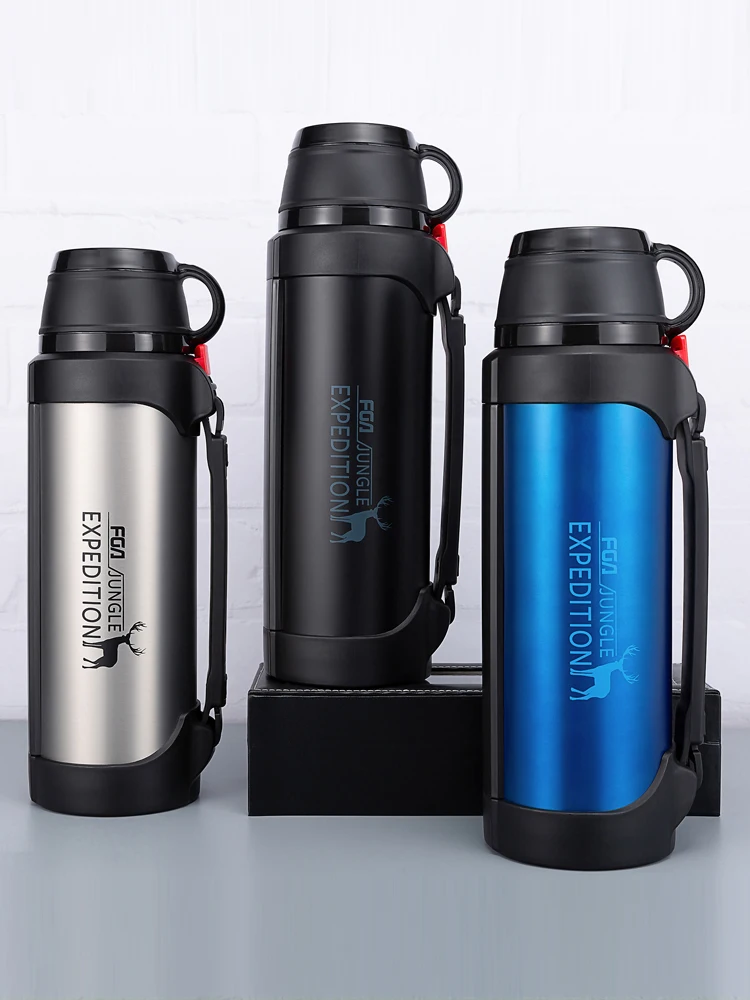 

Stainless Steel Big Capacity Thermos Bottle 1L/2L /3L/ Outdoor Travel Coffee Mugs Thermal Vaccum Water Bottle Thermal Mug