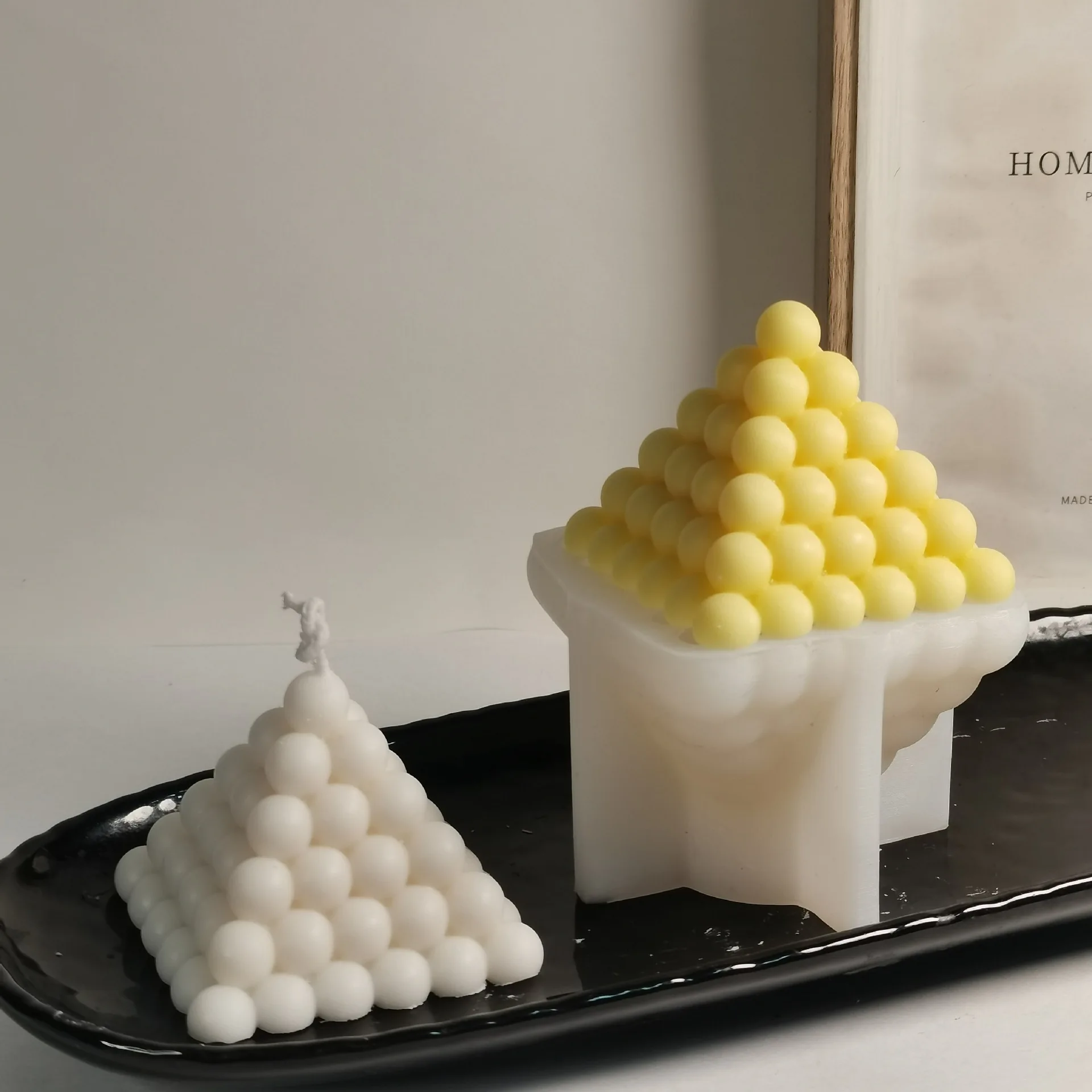 Креативная силиконовая форма в виде пирамиды сделай сам новинка для мыла и свечи