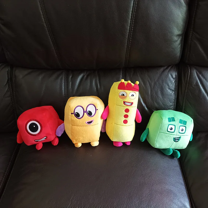 

Игрушка плюшевая игрушка Мультяшные плюшевые подушки для детей подарок для малышей 4 шт./компл.