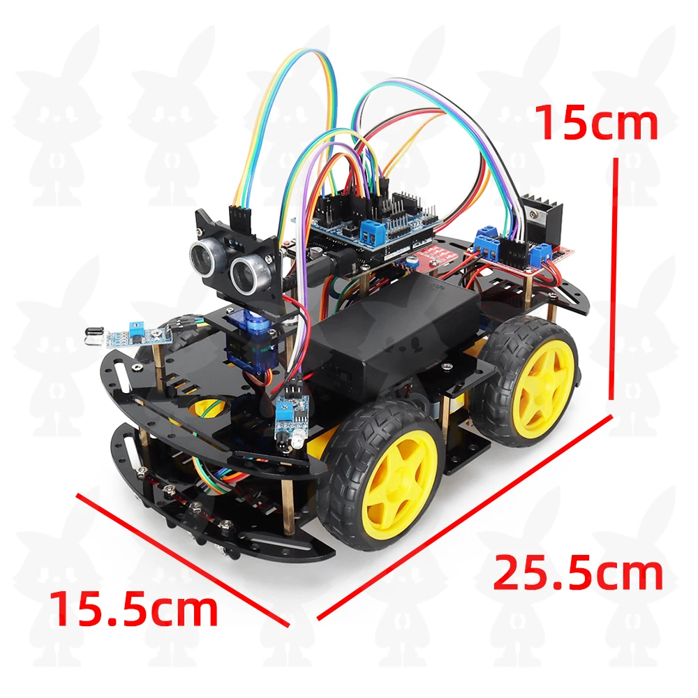 Smart Automation Robotics Car Kit For Arduino Programming Project Robotic Electronic Education Complete Sets