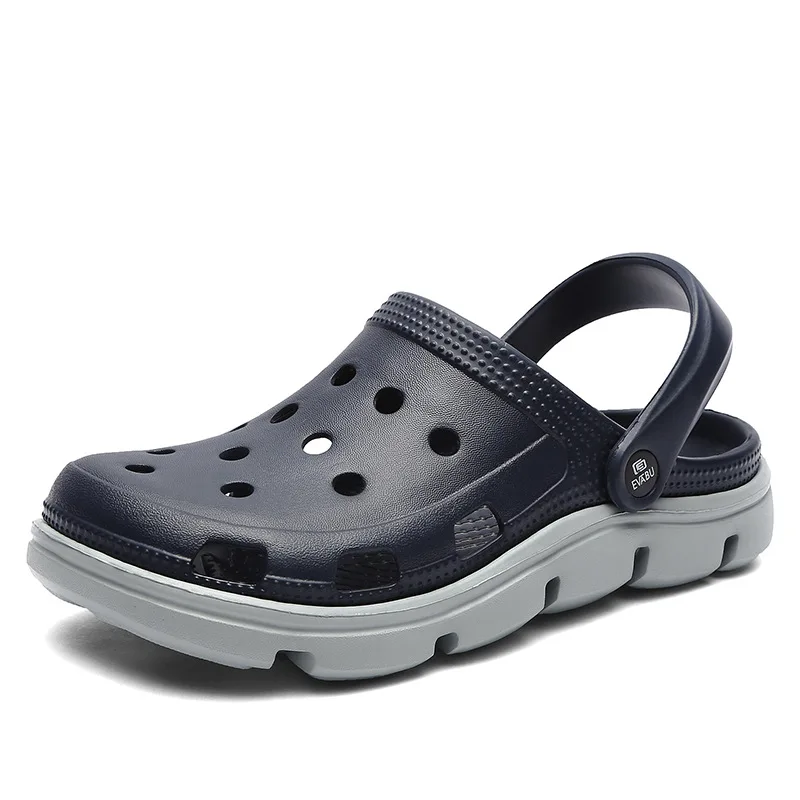 Новинка лета 2022 мужские сандалии легкие пляжные тапочки EVA Нескользящие мюли для