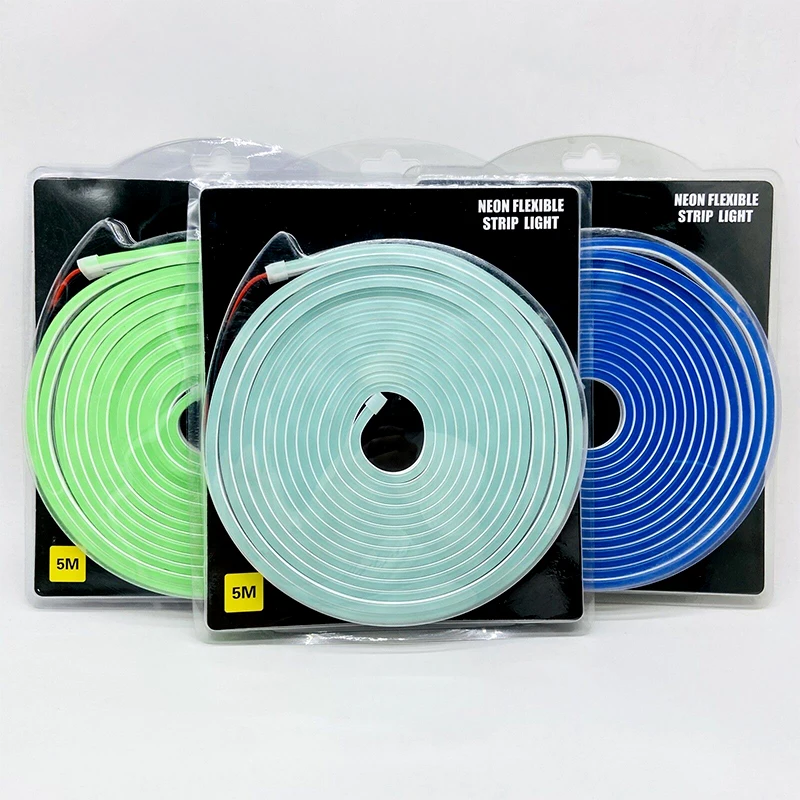 5M Car Trunk LED Strips Flexible Neon Light Modified Lighting for Tesla Model 3 Y S X Waterproof Silicone Accessories White |
