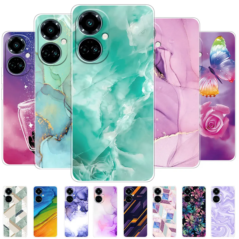 Прозрачный ударопрочный силиконовый чехол для Tecno Camon 19 4G |