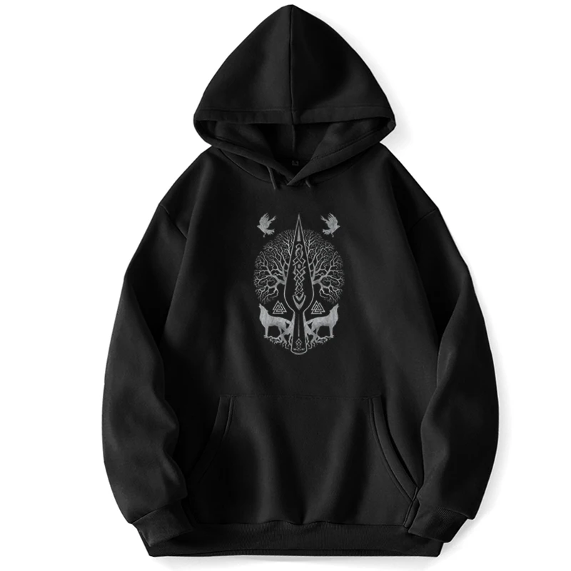 

Vikings Ragnar Lothbrok Vintage Viking Odin Athelstan Valhalla Hooded Hoodies For Men Sweatshirts Pullover Jumpers Hoodie Pocket