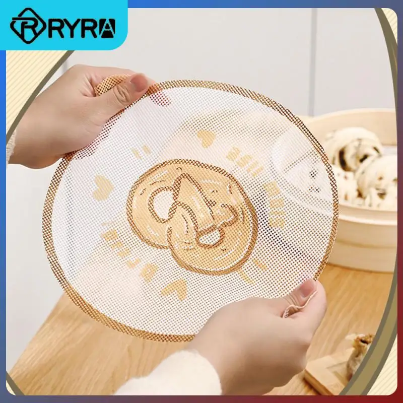 

Product Weight 23g/17g Easy To Clean Steamer Pad Paper Odorless And Reusable Dim Sum Mesh Mat Product Packaging Bagged Safe
