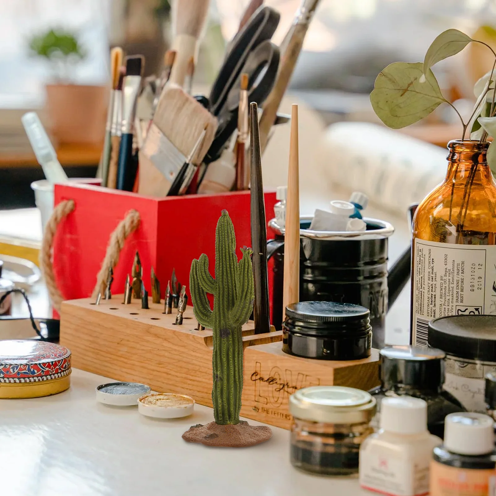 Суккуленты модель зеленого растения в пустыне дом микропейзаж кактус украшение