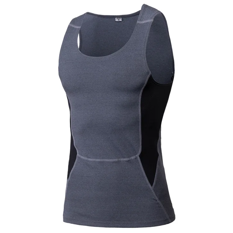 

B723 new brand operating men's high quality men's sports vest sleeveless outdoor sports men's top size M XXXL vest QE1407
