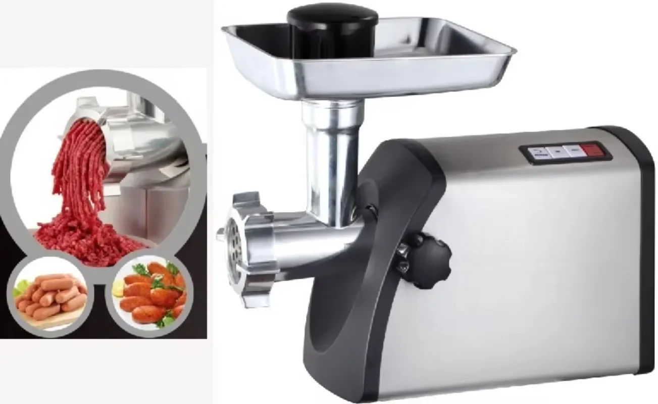 Мощная мясорубка мощностью 3000 Вт AMG36 металлический редуктор и шестерни корпус из