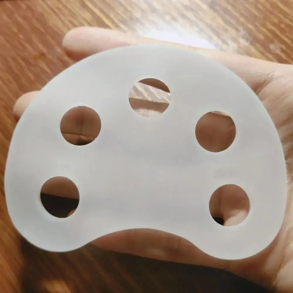 1 пара тренажеров для пальцев из ТПЭ в форме полумесяца растягивающиеся ручные