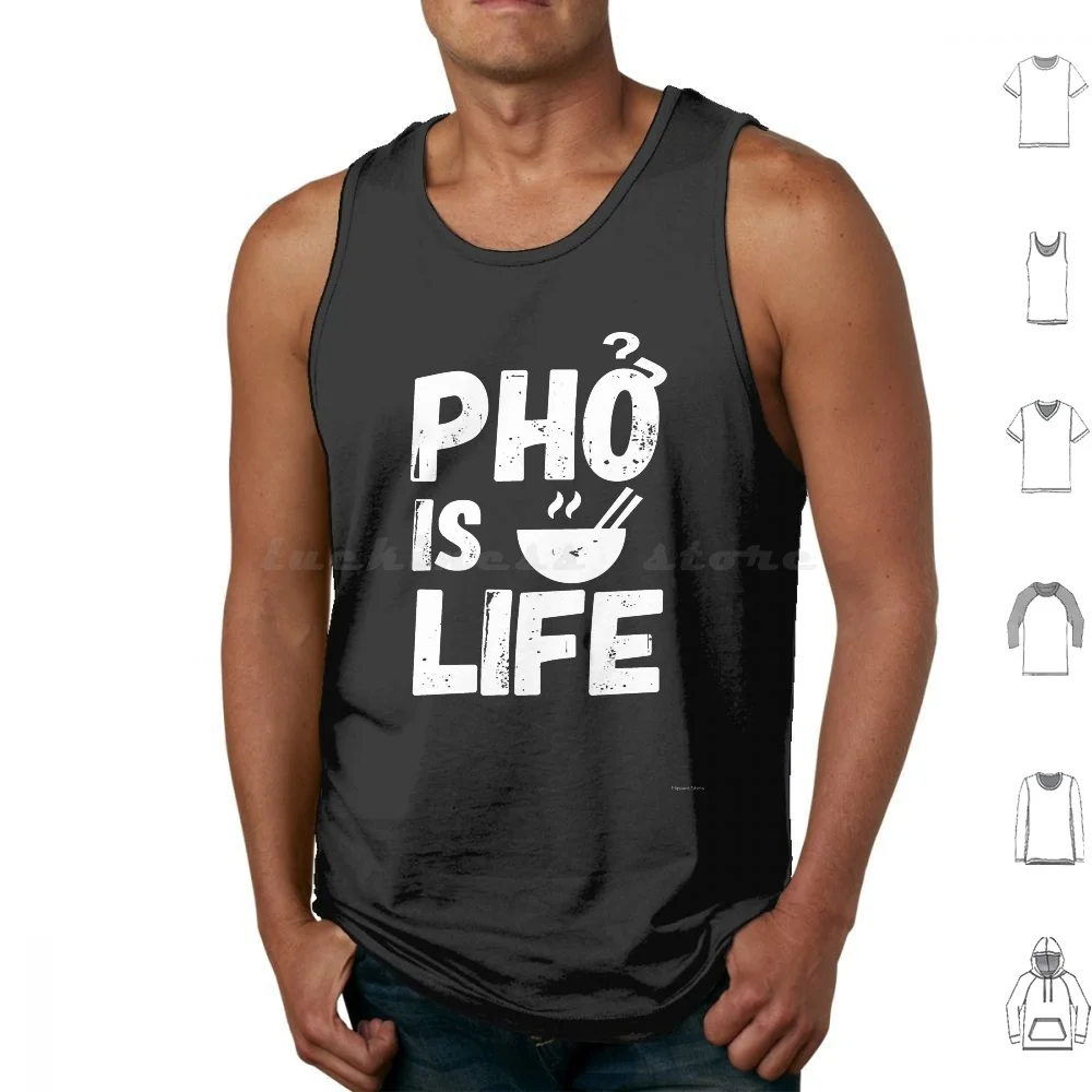 

Pho Is Life Tank Tops Print Cotton You Had Me At Pho Tacos Burgers Dac Biet Viet Vietnamese Noodle Soup Beef