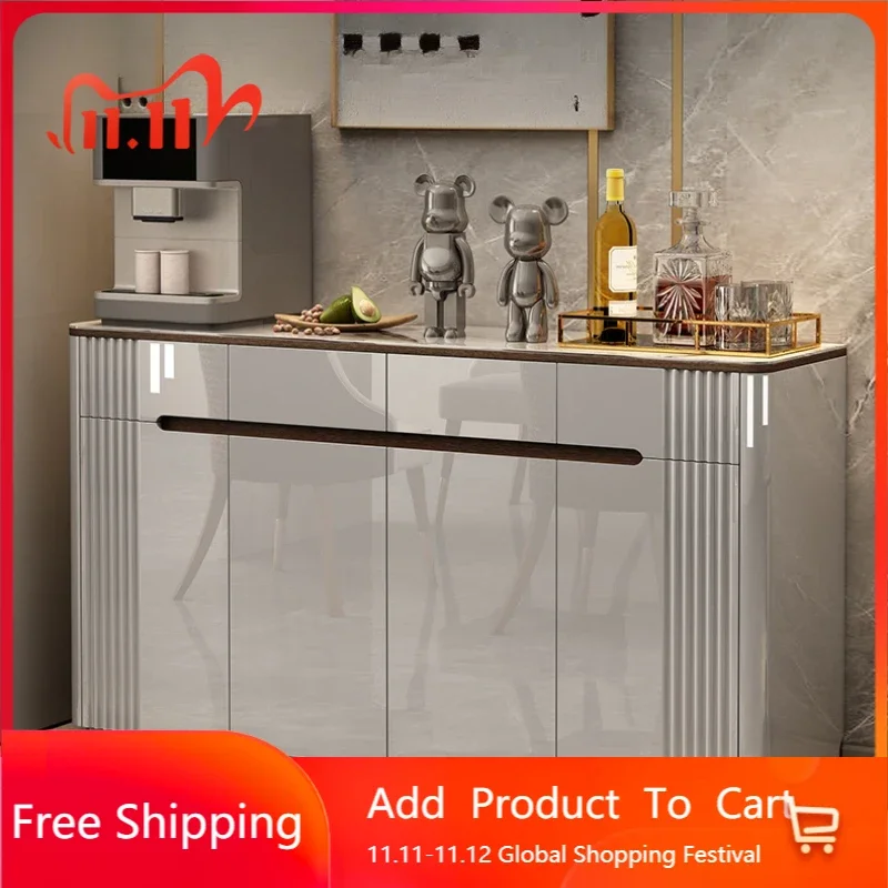 

Современный домашний буфет, Роскошный кухонный буфет, полки для хранения, кофейные шкафы, домашняя мебель RR50DF