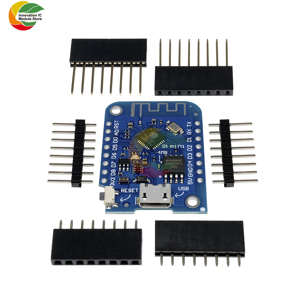 Мини-плата для разработки Wemos D1 с беспроводным Wi-Fi Интернетом вещей ESP8266 CH340 CH340G 4 Мб для Arduino Nodemcu V2 V3.0 3,0